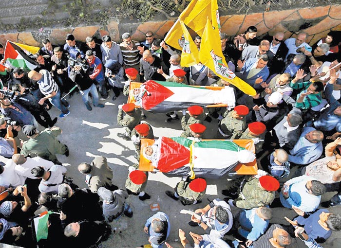 Ayer fueron sepultados dos palestinos, autores de ataques en Israel.
