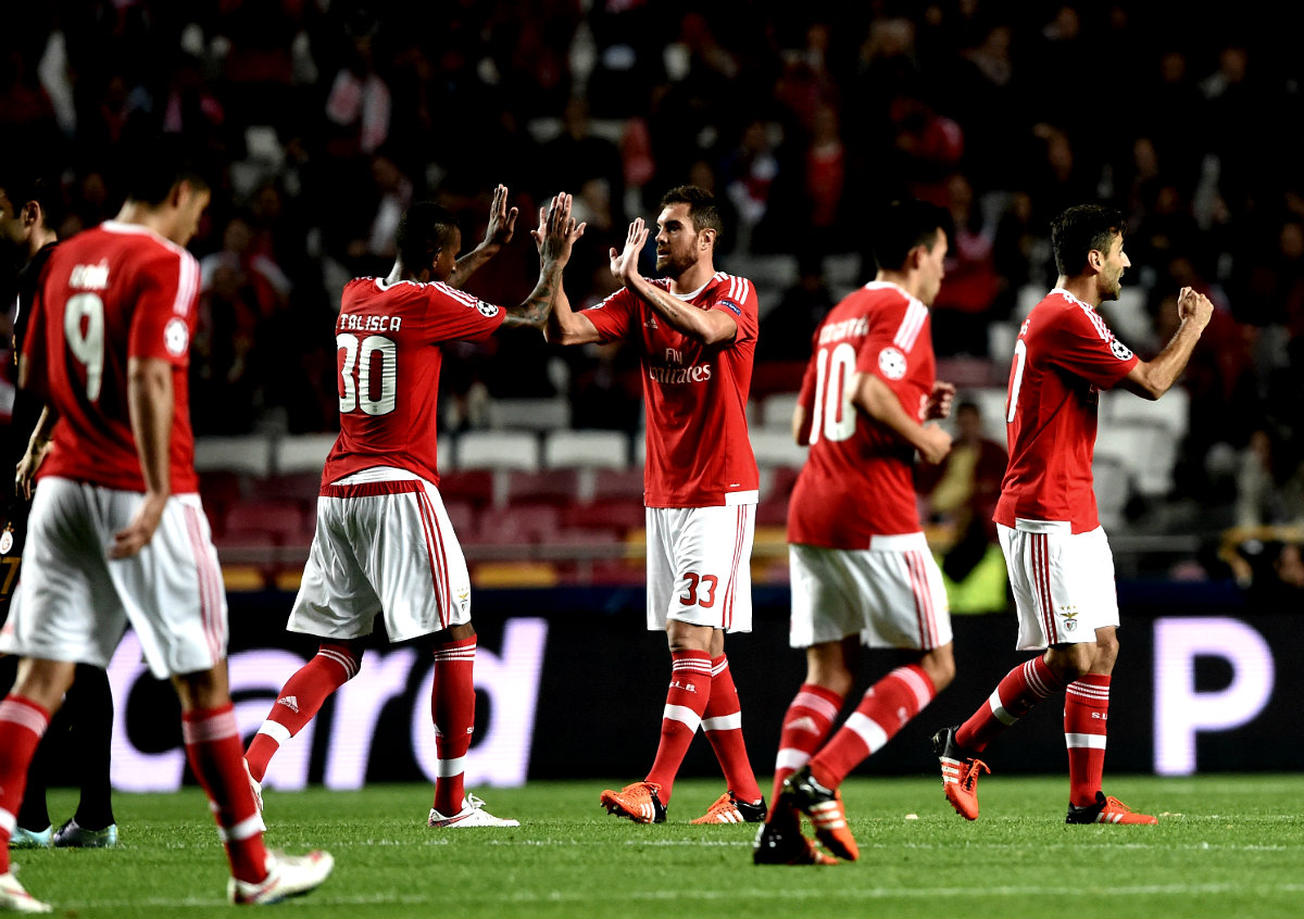 Benfica le pegó al Galatasaray