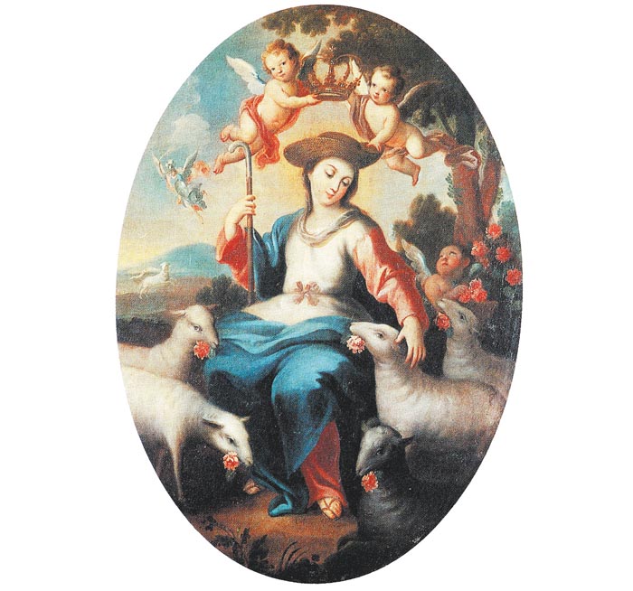 "La Divina Pastora", una de sus obras.