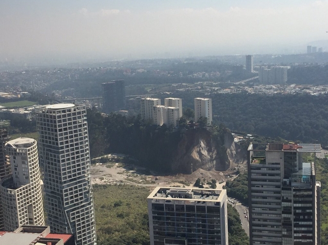 Desgajamiento de cerro en Santa Fe