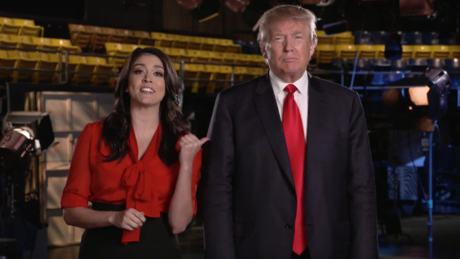 Donald Trump en el video promocional de Saturday Night Live.  