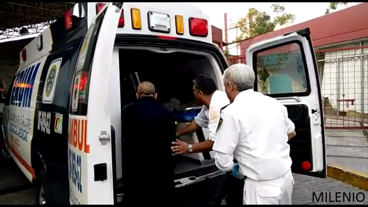 Los tres hombres fueron trasladados al Hospital de Balbuena; uno de ellos se reporta grave.