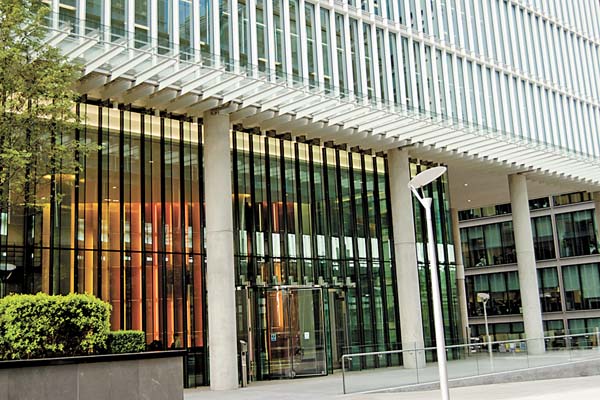 Oficinas de la farmacéutica en Londres.