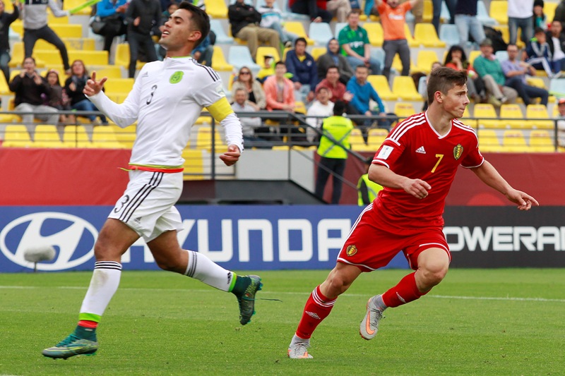 Bélgica derrotó a la selección mexicana