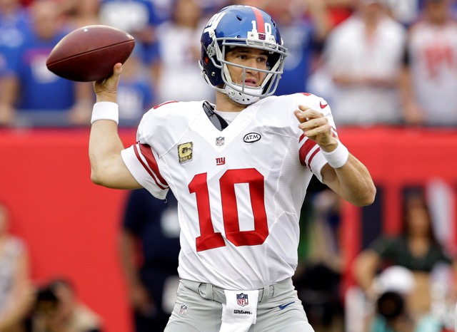 Eli Manning, quarterback de los New York Giants