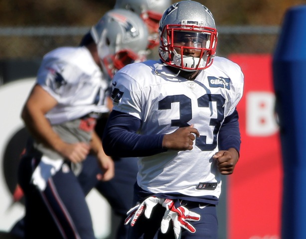 Dion Lewis, corredor de los New England Patriots 