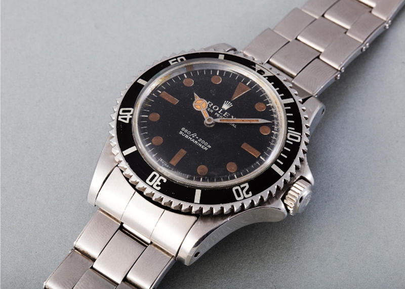 El Rolex Submariner que llevaba el actor Roger Moore. 