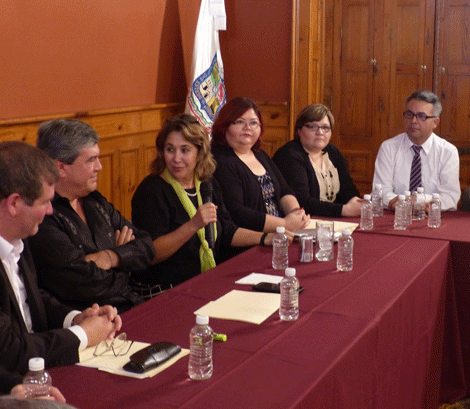 El secretario general de Gobierno recibió a representantes culturales.
