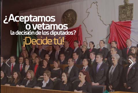 La votación fue publicada el martes en redes sociales.