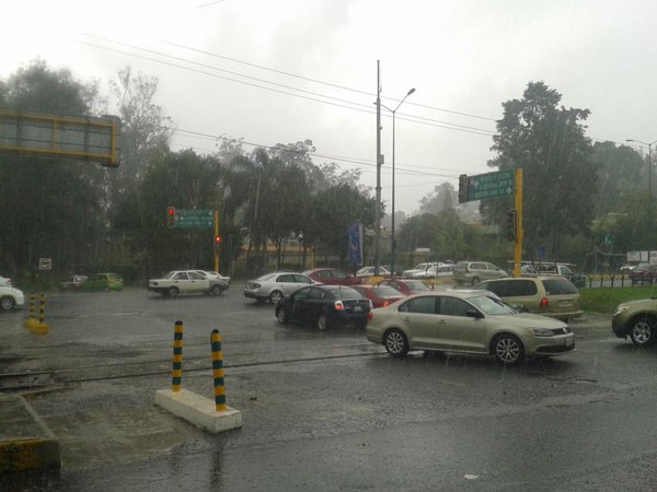 Las lluvias en gran parte del territorio veracruzano continúan.