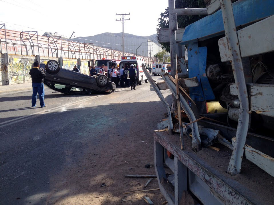 Por fortuna, Meza Jaramillo no sufrió lesiones de consideración.