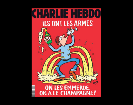 El semanario Charlie Hebdo dedica su portada a los ataques de París.