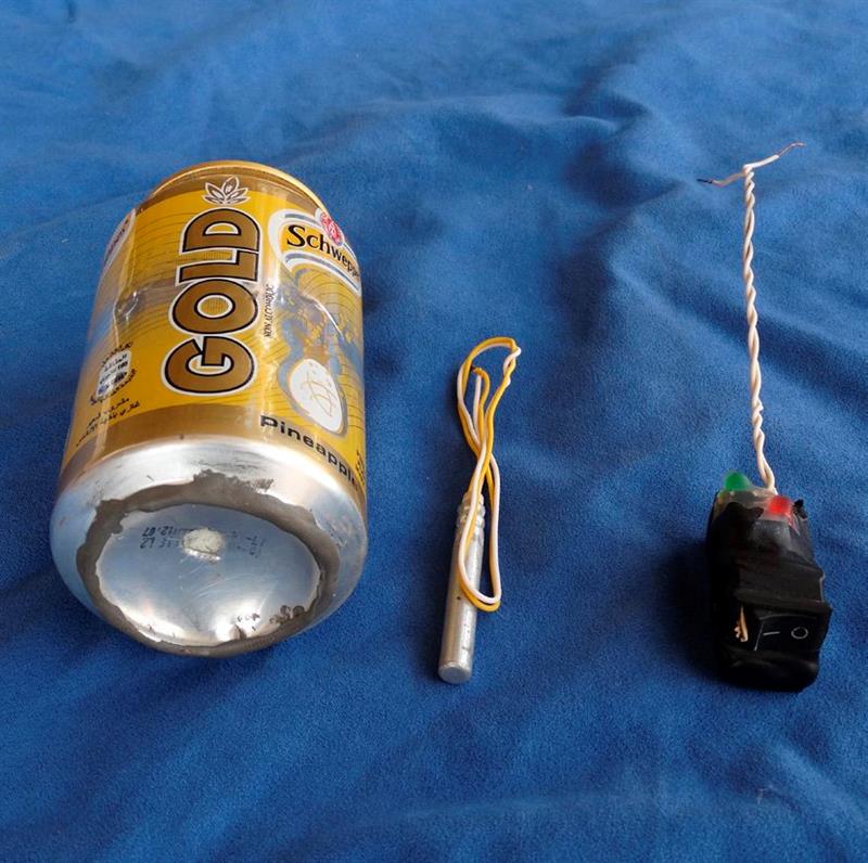 Foto difundida en el último número de "Dabiq", la revista que edita el Estado Islámico y que asegura que fue usada para derribar un avión ruso el 31 d