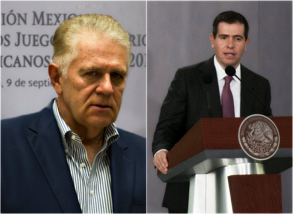 Carlos Padilla y Alfredo Castillo, titulares del COM y la Conade, respectivamente