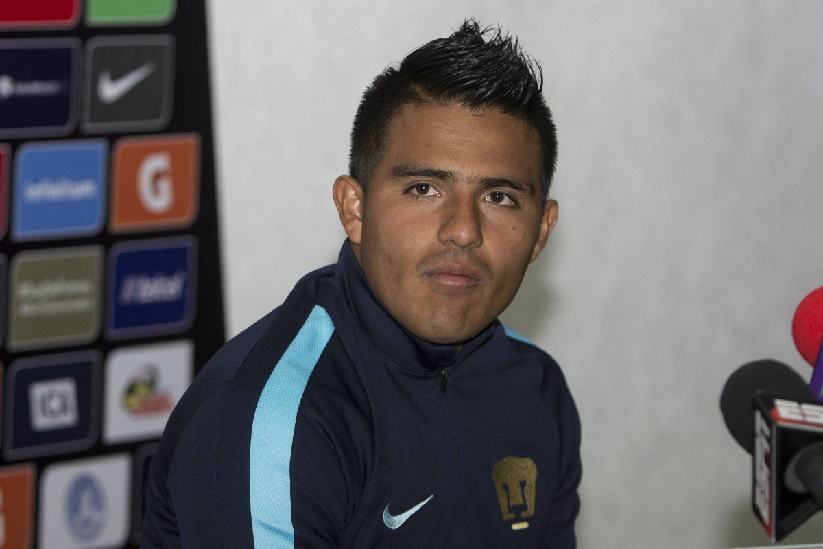 Javier Cortés, jugador de Pumas 