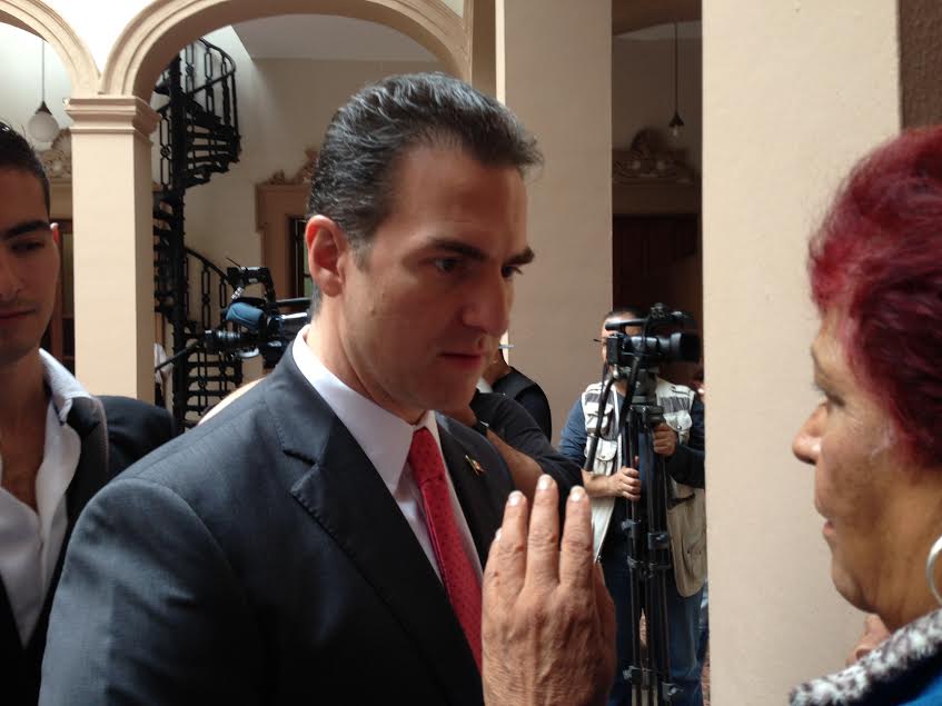 El alcalde de Monterrey, Adrián de la Garza Santos.