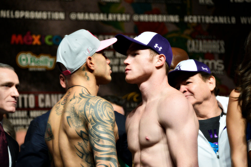 'Face to face' entre 'Canelo' y Miguel Cotto