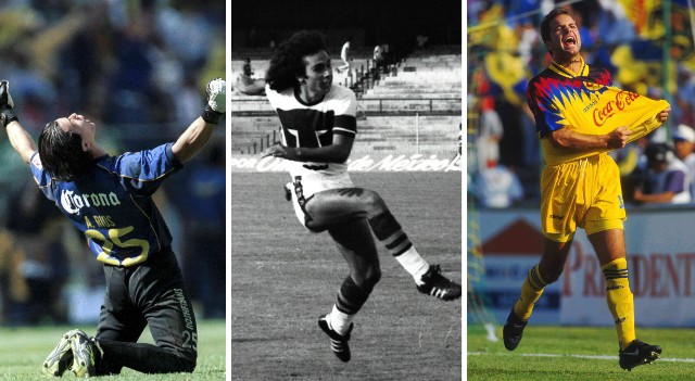 De izquierda a derecha: Adolfo Ríos, Hugo Sánchez y Luis García Postigo 