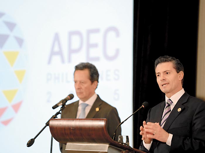 Participación del Ejecutivo federal en el último día de trabajo en la reunión del APEC.