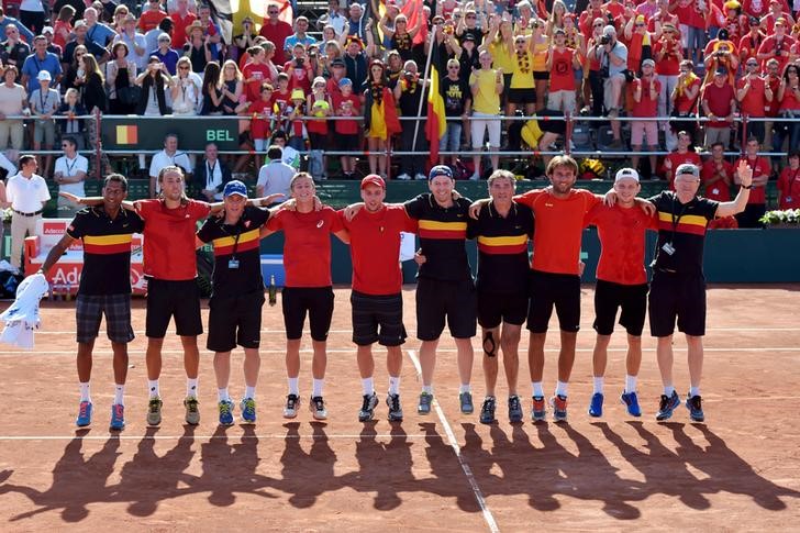 Equipo de Bélgica que participa en la Copa Davis 