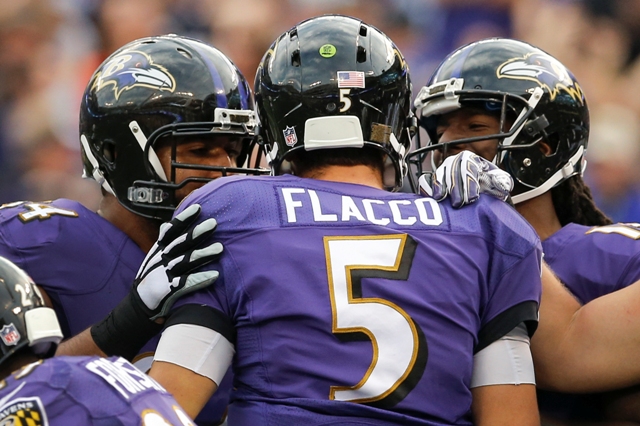 Joe Flacco, quarterback de los Ravens