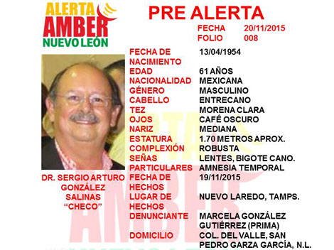 Salió de su domicilio a bordo de su automóvil tipo Camry