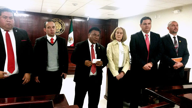 Inauguración del curso sobre el NSJP en el Palacio de Justicia de Gómez Palacio.