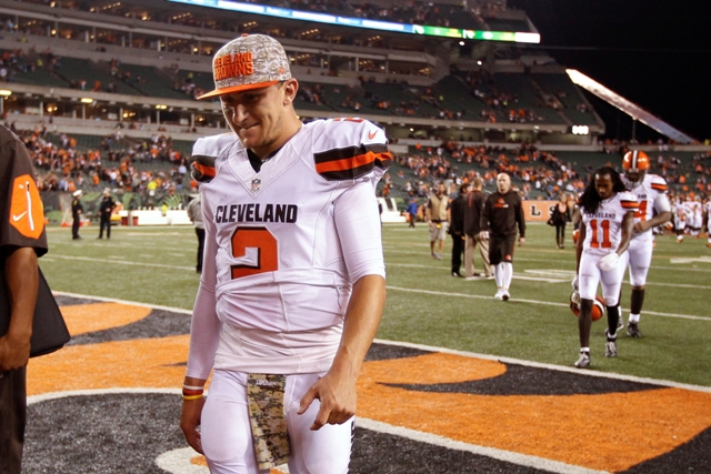 Jhonny Manziel, quarterback de los Browns, de nuevo envuelto en la polémica