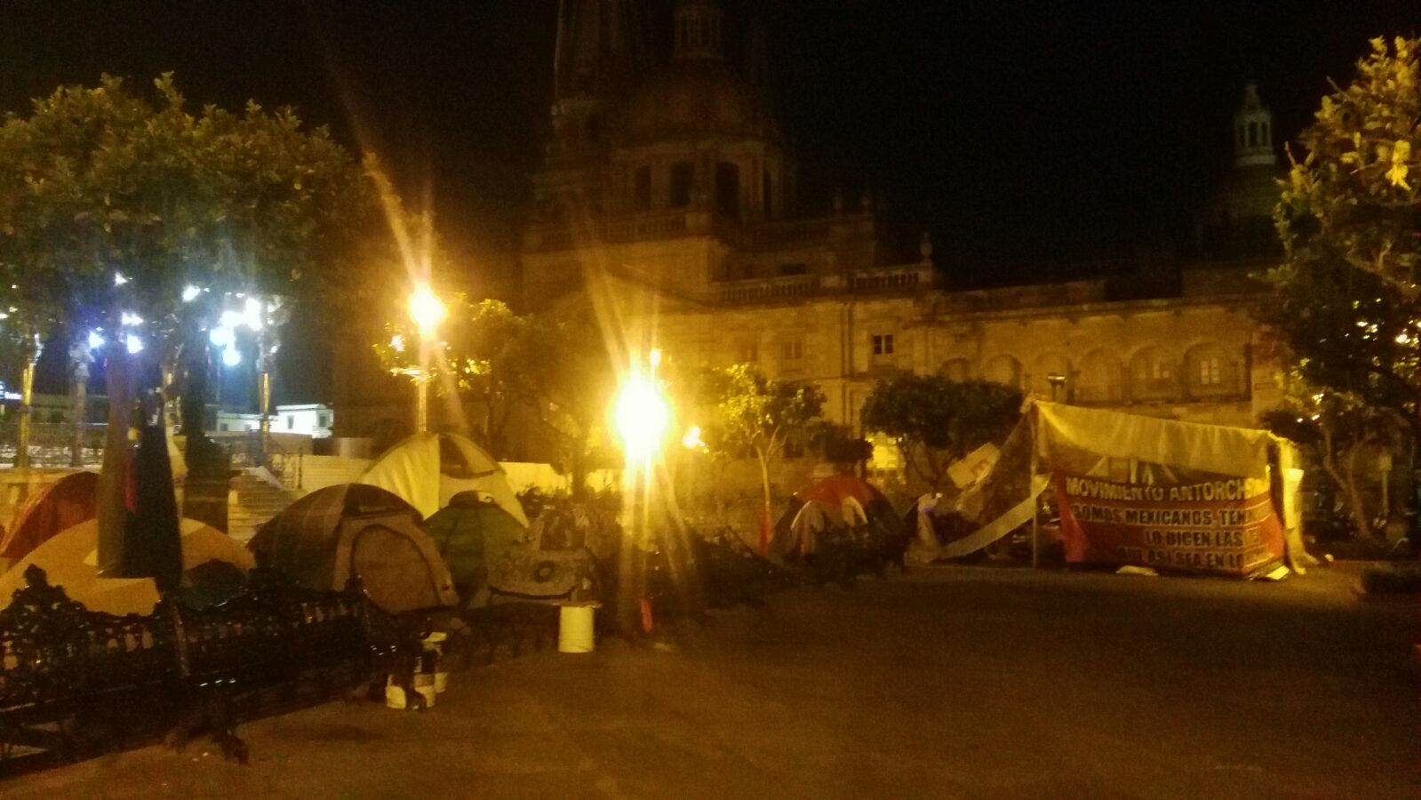 Los quejosos llevan 12 manifestaciones por el primer cuadro del Centro Histórico de Guadalajara