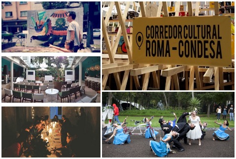 Actividades culturales, gastronómicas y al aire libre es lo que encontrarás en el Corredor Cultural Roma Condesa. 