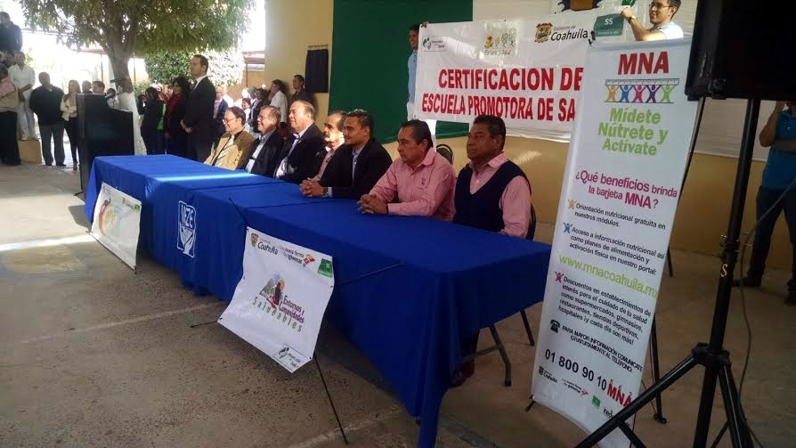 MEZE certificada como 'Escuela Promotora de la Salud'. 