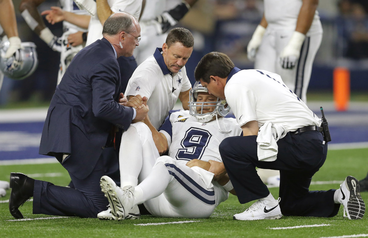 Tony Romo Stab Tony Romo planea operarse la clavícula- Grupo Milenio