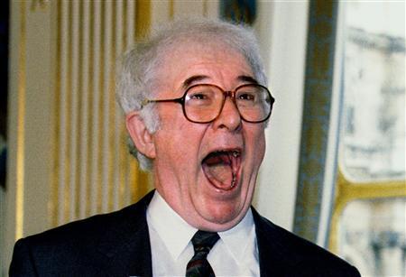 Seamus Heaney, ganador del Premio Nobel de Literatura en 1995.