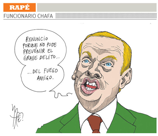Funcionario chafa