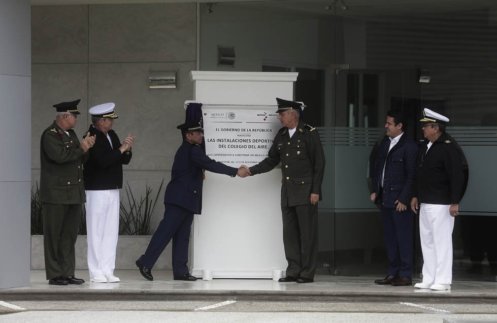 Inauguran instalaciones en el Colegio del Aire. Foto: Nacho Reyes