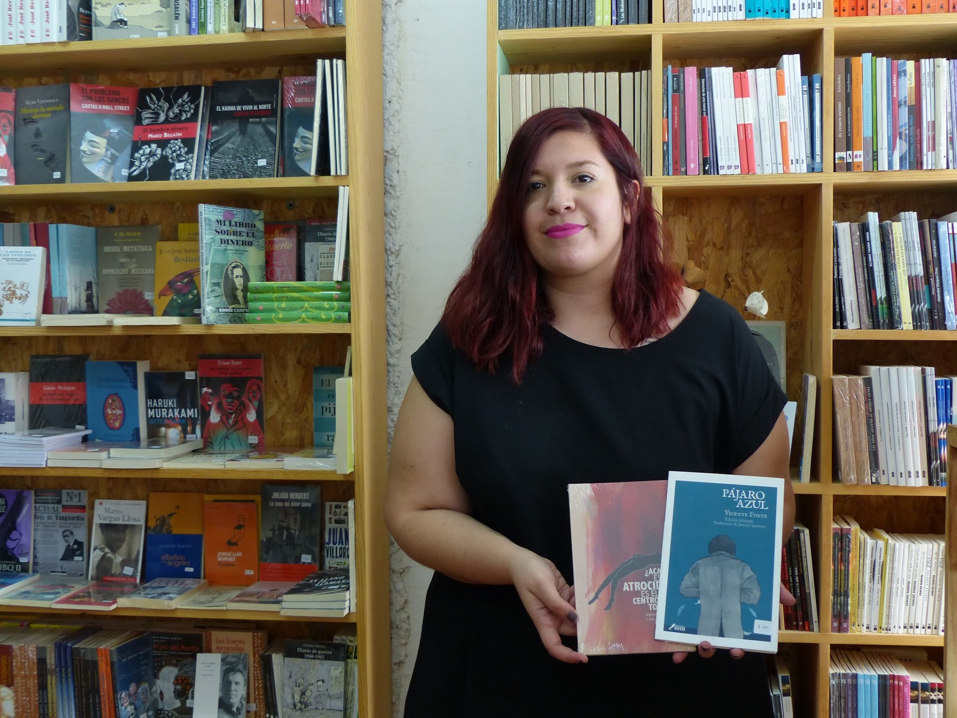 Aleida Belem Salazar, creadora de la editorial Stillness & Blood Press.