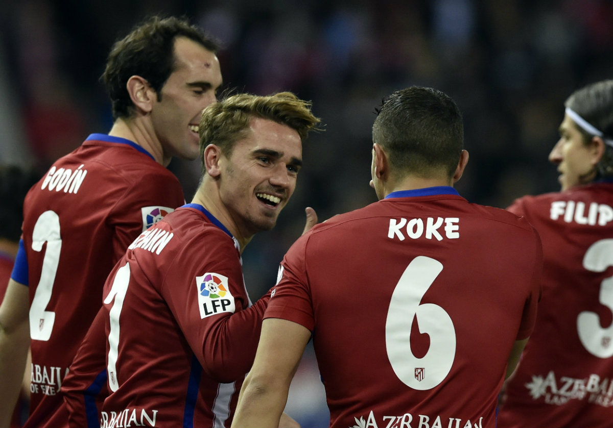 Griezmann, autor del triunfo del Atlético de Madrid ante el Espanyol 