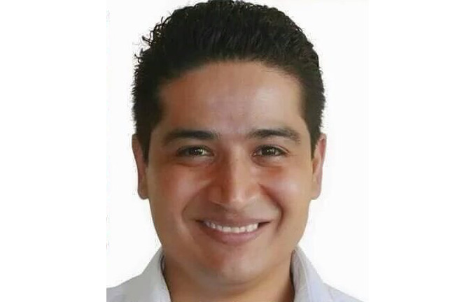 Hossein Nabor Guillén, candidato de la alianza PRD-PAN-PT por la alcaldía de Tixtla.
