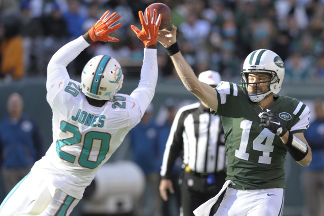 Ryan Fitzpatrick, quarterback de los Jets de Nueva York