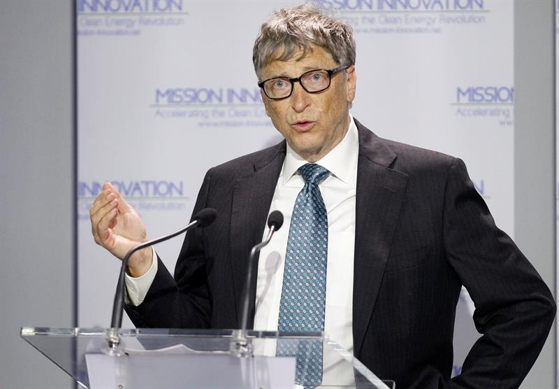 Bill Gates durante su discurso en la COP 21. 