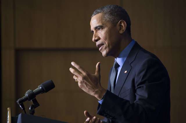 Barack Obama durante la COP 2015.