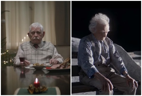 El comercial de Edeka y el de John Lewis. 