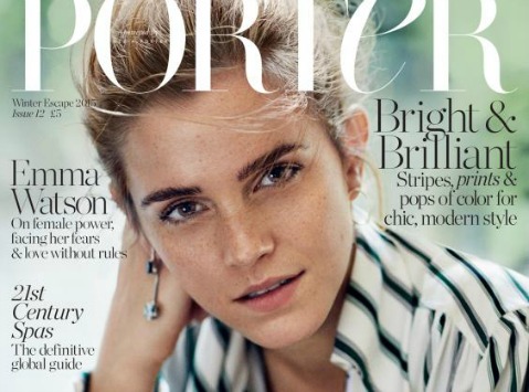 Emma Watson fue nombrada una de las mujeres más increíbles de 2015 por la revista Porter.