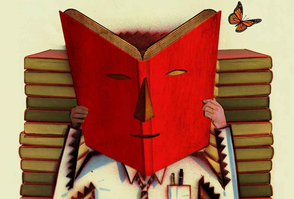 Ilustración de libro