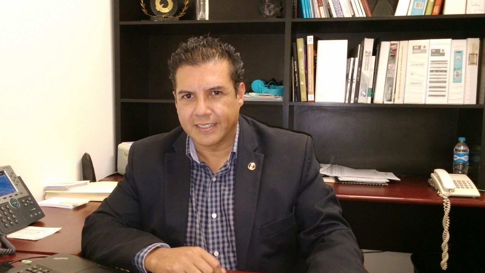 José David Luna Contreras, subdelegado de la Secretaría de Economía.