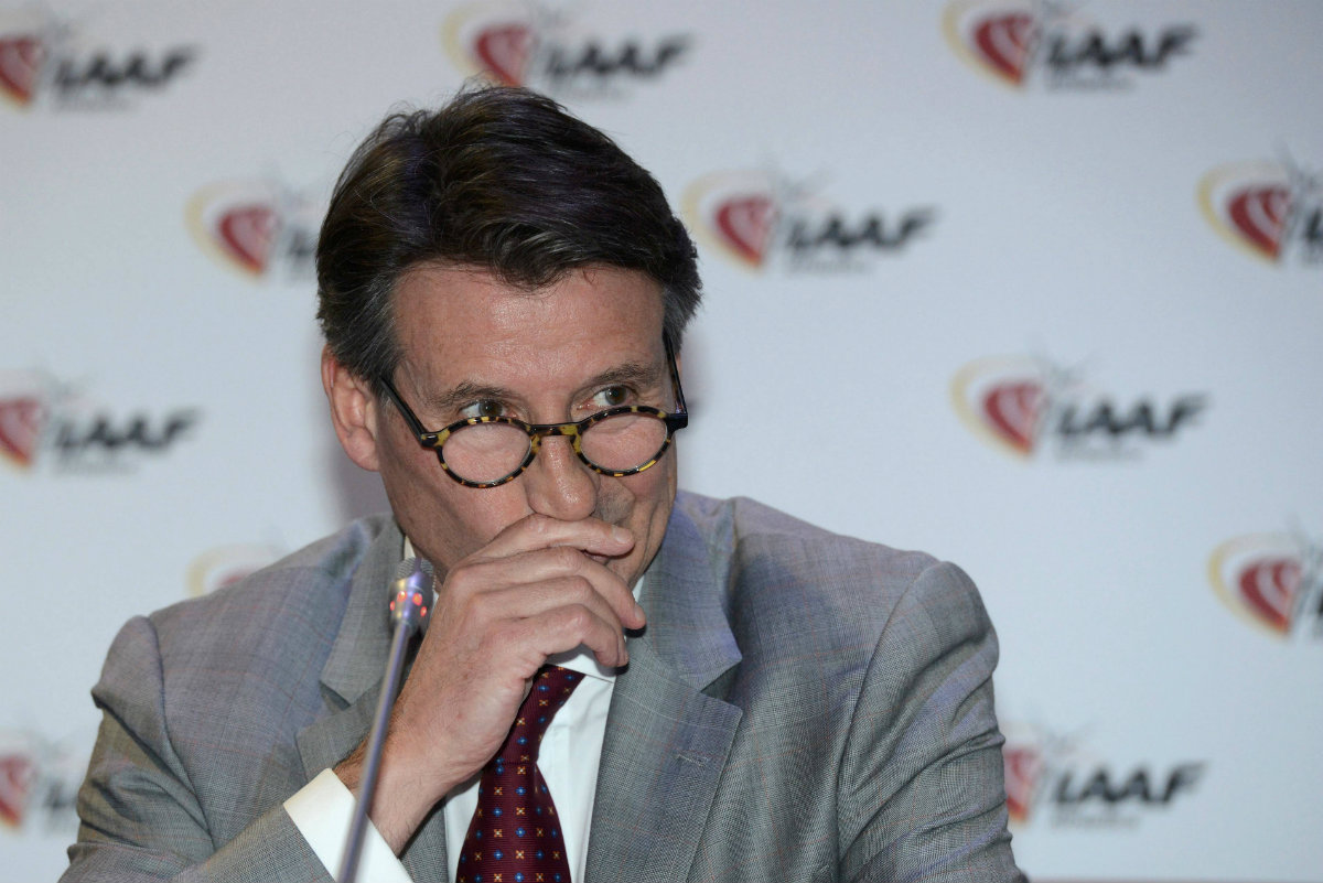 Sebastian Coe, presidente de la IAAF  