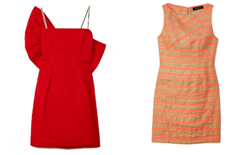 Un vestido Lanvin y Thakoon de Lena Dunham.