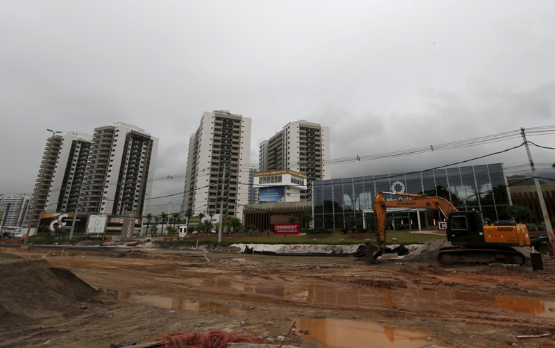 Edificios en construcción de la Villa Olímpica en Río de Janeiro 