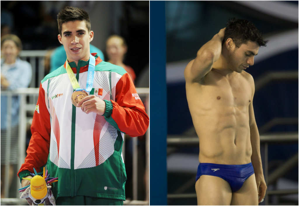 Daniel Corral y Yahel Castillo