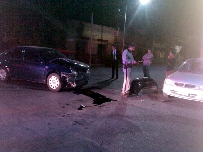 El accidente fue a las 12:30 horas.